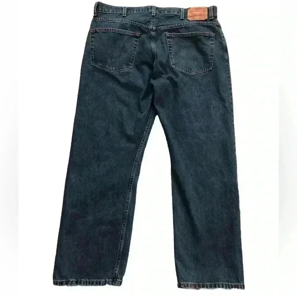 Vintage Levi’s 505 Mens 40x30 Medium Wash Blue Jeans Bootcut flaws on leg, tags - Picture 1 of 7